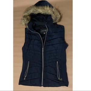 NAVY BLUE - WARM VEST - SIZE MEDIUM